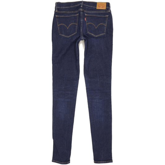 Levi's 710 Super Women Blue Skinny Slim Stretch Jeans W29 L34