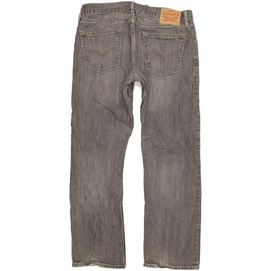 Levi's 514 Men Grey Straight Slim Jeans W36 L31