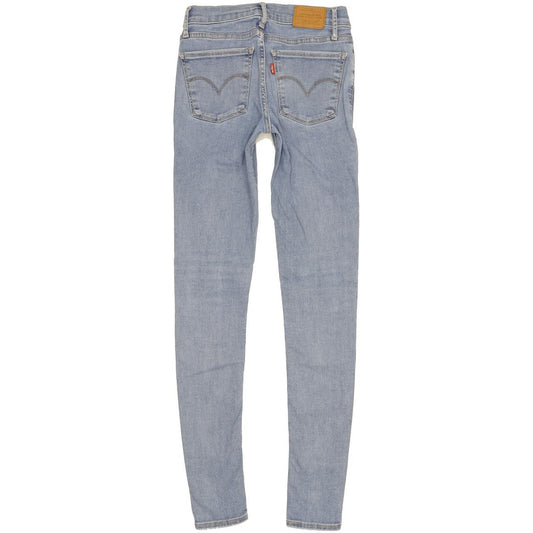 Levi's 710 Super Women Blue Skinny Slim Stretch Jeans W26 L31