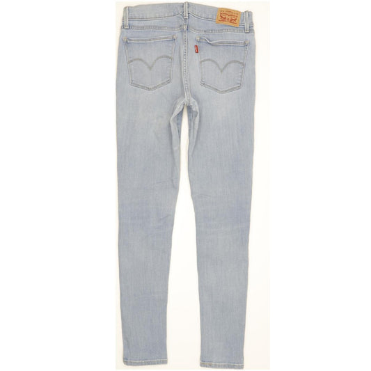 Levi's 710 Super Women Blue Skinny Slim Stretch Jeans W30 L29