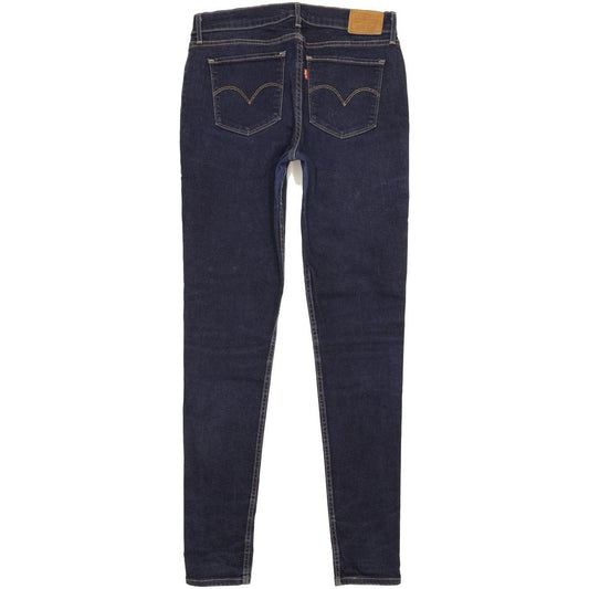 Levi's 710 Super Women Blue Skinny Slim Stretch Jeans W30 L31