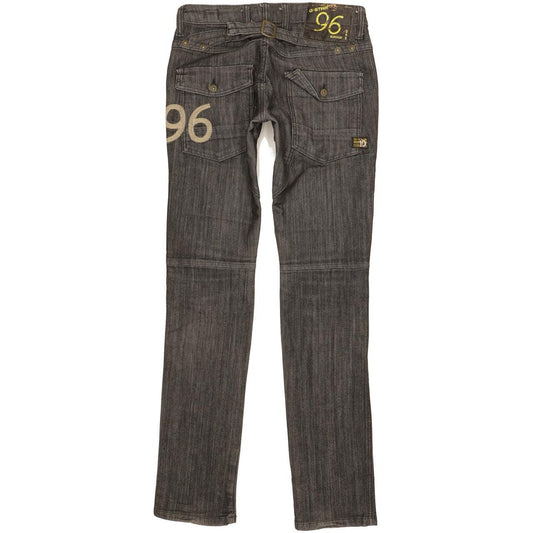 G-Star Elwood 5620 Women Charcoal Skinny Slim Stretch Jeans W26 L32