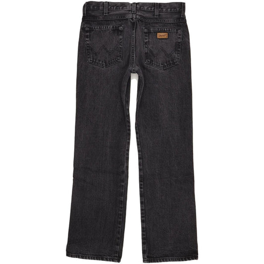 Wrangler Men Charcoal Straight Regular Jeans W33 L32