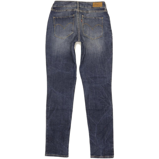 Levi's Bold Curve Women Blue Skinny Slim Stretch Jeans W29 L31
