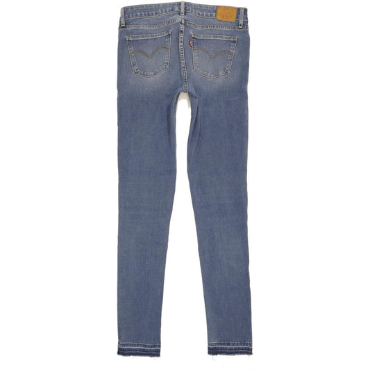 Levi's 711 Women Blue Skinny Slim Jeans W28 L34