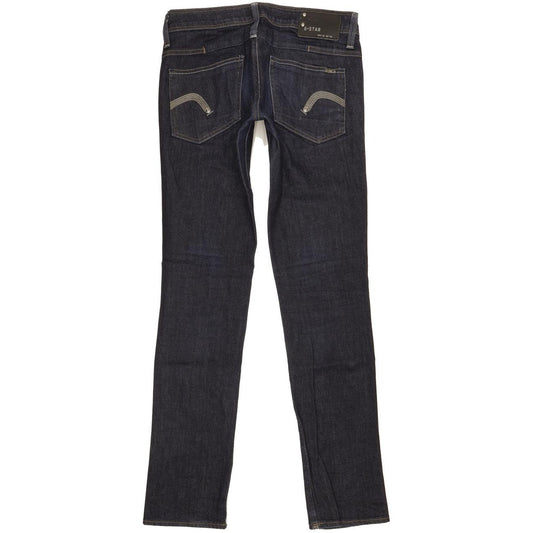 G-Star Women Blue Straight Slim Stretch Jeans W26 L31