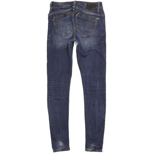 G-Star Midge Women Blue Skinny Slim Stretch Jeans W26 L29