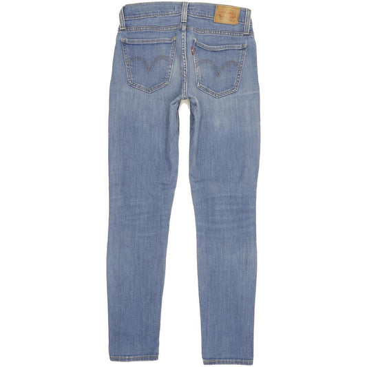 Levi's 601 Pin Women Blue Skinny Slim Stretch Jeans W26 L29