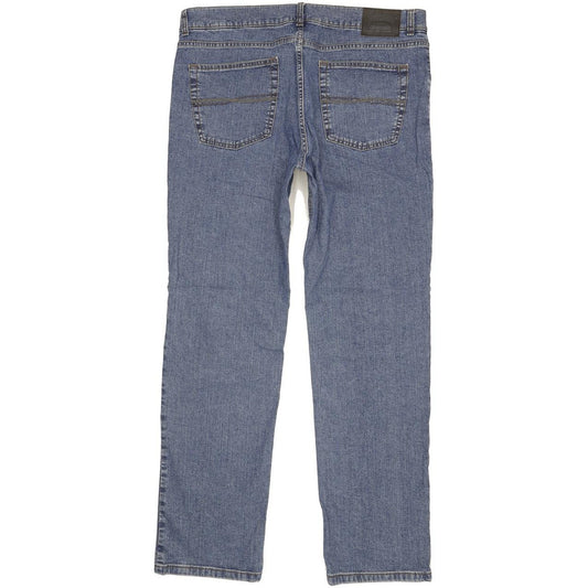 Pioneer Ron Men Blue Straight Regular Stretch Jeans W38 L32