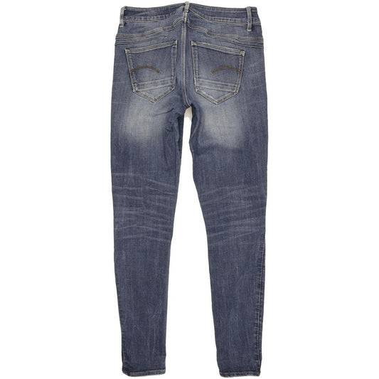 G-Star D-Staq Women Blue Skinny Slim Stretch Jeans W31 L31