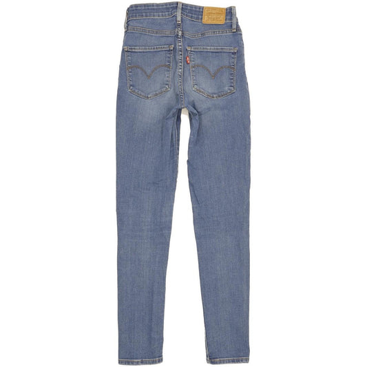 Levi's 721 Women Blue Skinny Slim Stretch Jeans W25 L28