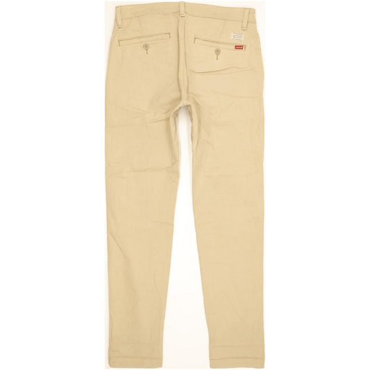 Levi's Men Beige Tapered Regular Chino Stretch Jeans W30 L31