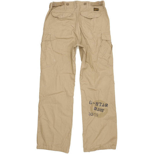 G-Star Original Art Battle Men Beige Straight Regular Jeans W34 L33