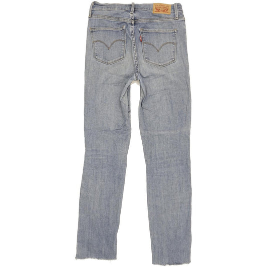 Levi's 724 Women Blue Straight Slim Stretch Jeans W25 L28