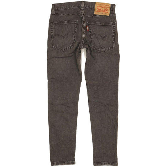 Levi's 502 Men Charcoal Tapered Regular Stretch Jeans W29 L29