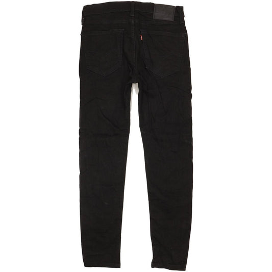 Levi's 510 Men Black Skinny Slim Stretch Jeans W30 L29