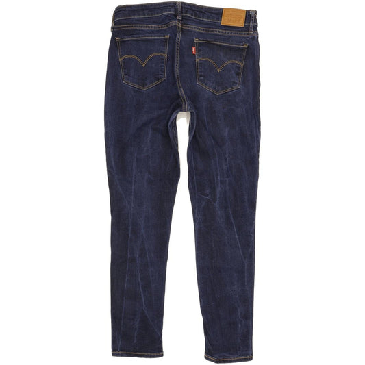 Levi's 711 Women Blue Skinny Slim Stretch Jeans W30 L28