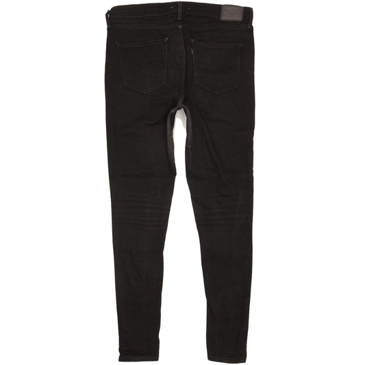 Levi's 720 Black Skinny Slim Stretch Jeans High Waisted W31 L30