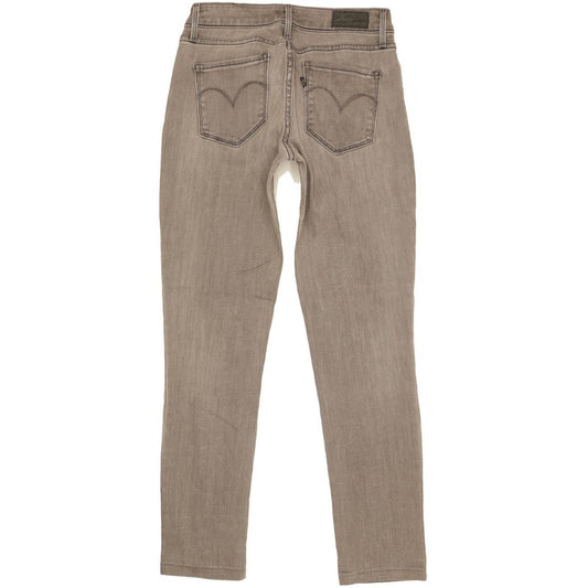Levi's Bold Curve Women Grey Skinny Slim Stretch Jeans W28 L28
