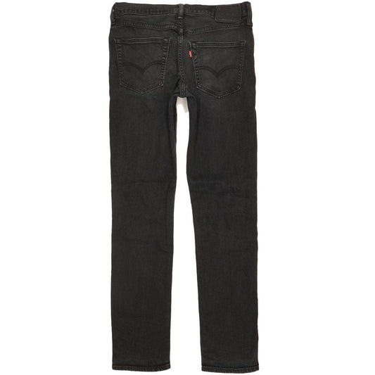 Levi's 511 Men Black Straight Slim Stretch Jeans W32 L33