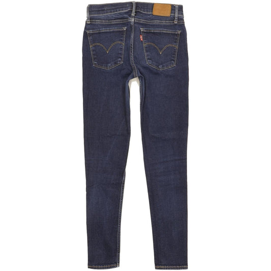 Levi's 710 Super Women Blue Skinny Slim Stretch Jeans W27 L27