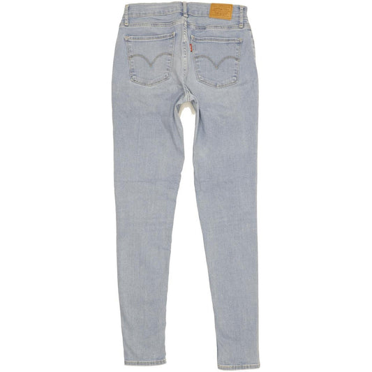 Levi's 710 Super Women Blue Skinny Slim Stretch Jeans W28 L30