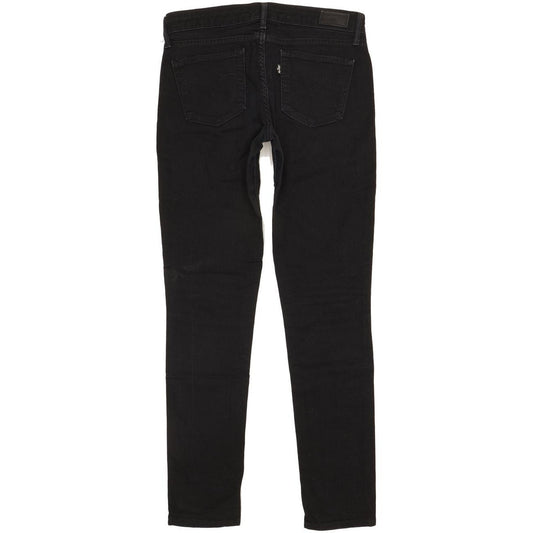 Levi's Demi Curve Women Black Skinny Slim Stretch Jeans W28 L30