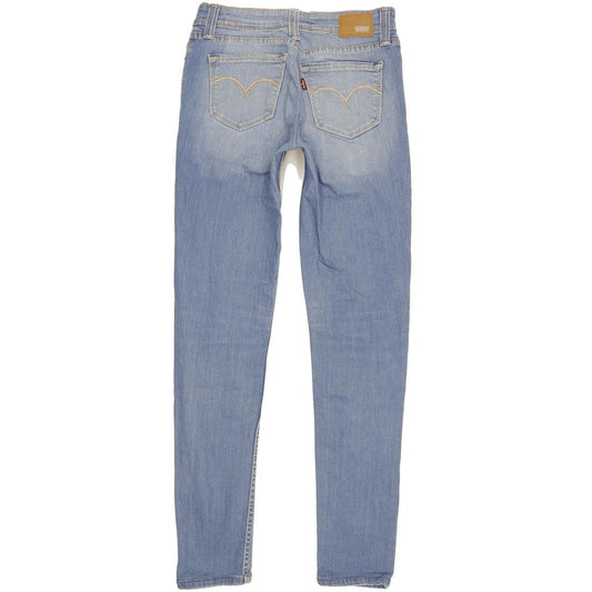 Levi's Women Blue Skinny Slim Stretch Jeans W28 L30
