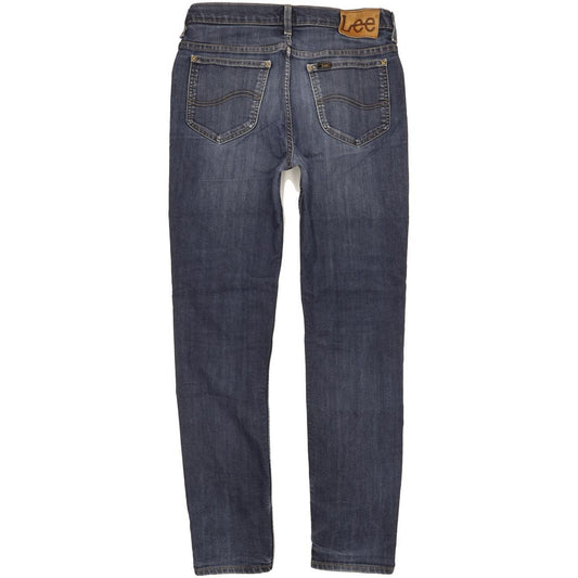 Lee Rider Men Blue Straight Regular Stretch Jeans W32 L31