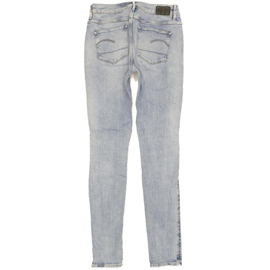 G-Star 3301 Contour Women Blue Skinny Slim Stretch Jeans W28 L31