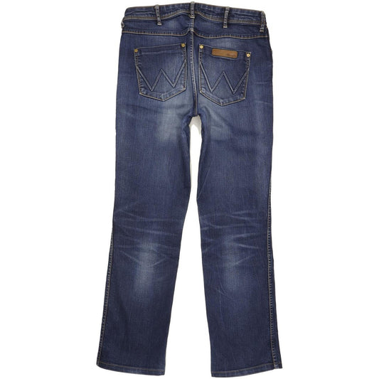 Wrangler Sara Men Blue Straight Regular Stretch Jeans W32 L31