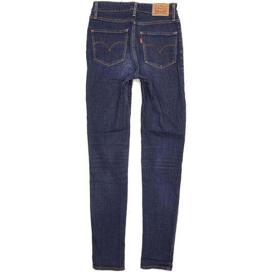 Levi's 721 Women Blue Skinny Slim Stretch Jeans W27 L31