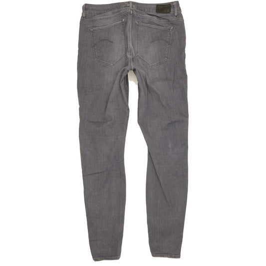 G-Star Shape High Women Grey Skinny Slim Stretch Jeans W35 L34