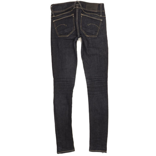 G-Star Lynn Women Navy Skinny Slim Stretch Jeans W26 L31