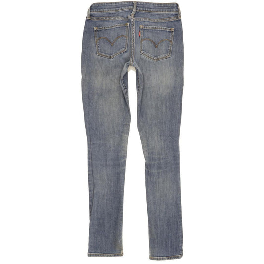 Levi's Women Blue Skinny Slim Stretch Jeans W24 L30