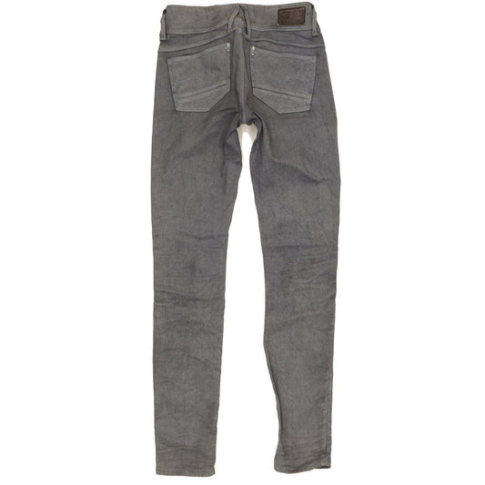 G-Star Lynn Women Grey Skinny Slim Stretch Jeans W24 L32