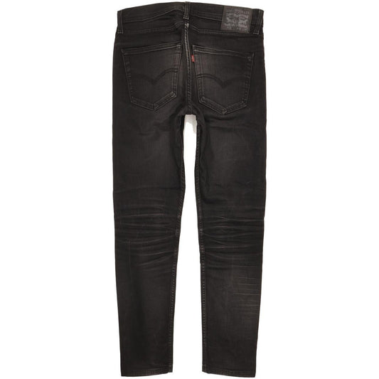 Levi's 512 Men Black Tapered Slim Stretch Jeans W32 L31