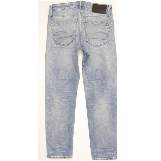 G-Star 3301 Men Blue Straight Slim Stretch Jeans W31 L30