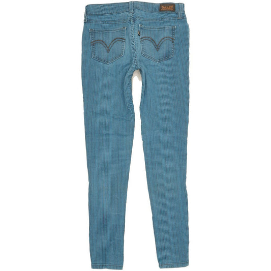 Levi's Legging Women Blue Skinny Slim Stretch Jeans W27 L30
