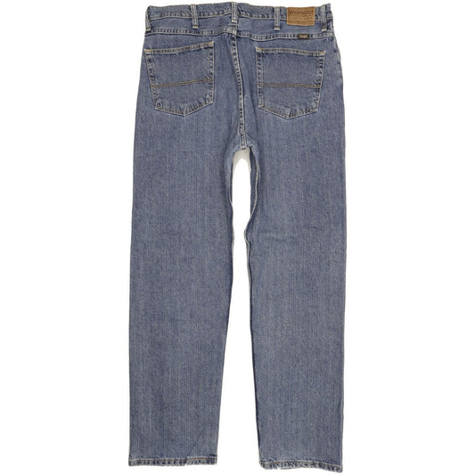 Wrangler Men Blue Straight Relaxed Jeans W36 L32