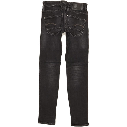 G-Star Revend Men Black Skinny Slim Stretch Jeans W28 L31