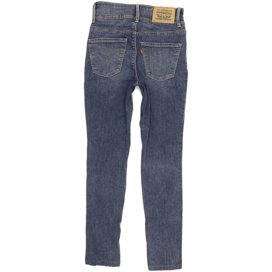 Levi's 721 Women Blue Skinny Slim Stretch Jeans W27 L25