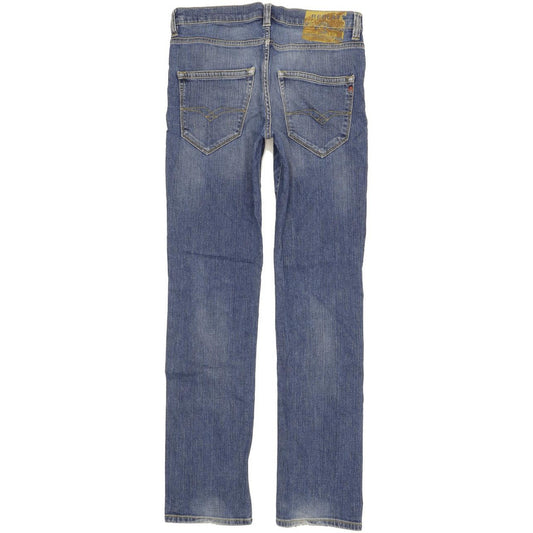 Replay Men Blue Straight Slim Stretch Jeans W30 L32