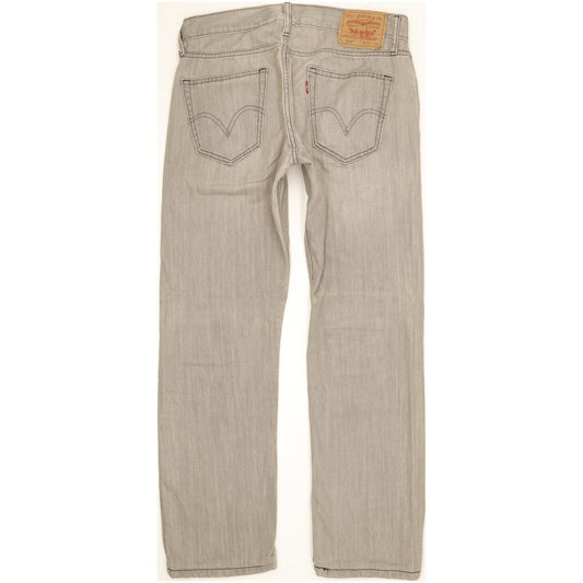 Levi's 514 Men Grey Straight Slim Jeans W31 L30