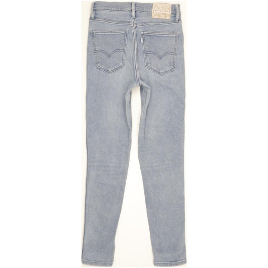 Levi's Line 8 Blue Skinny Slim Jeans High Waisted W27 L29