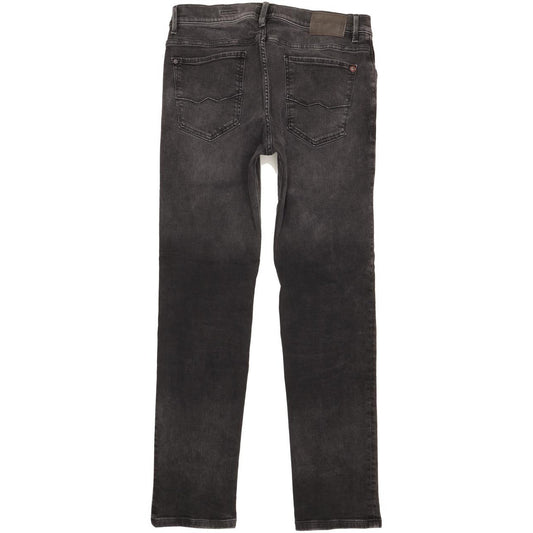 Pioneer Rando Men Charcoal Straight Regular Stretch Jeans W35 L32