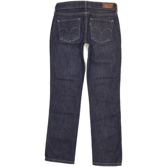 Levi's Demi Curve Women Blue Straight Slim Stretch Jeans W25 L28