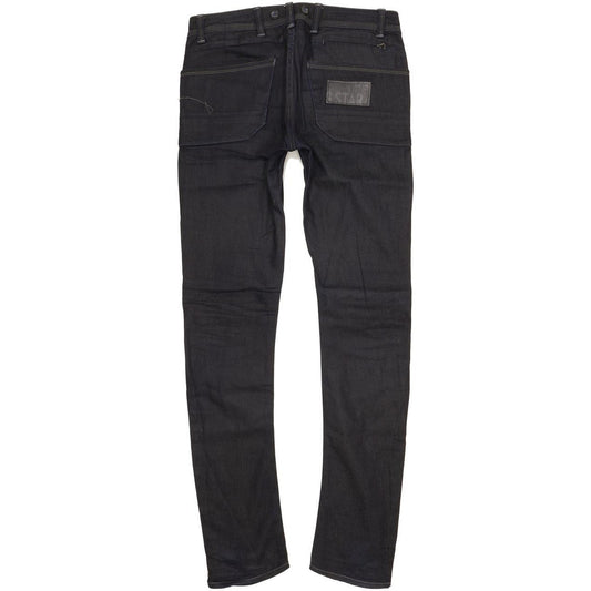G-Star Women Navy Straight Slim Stretch Jeans W30 L33