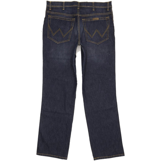 Wrangler Men Blue Straight Regular Jeans W36 L32