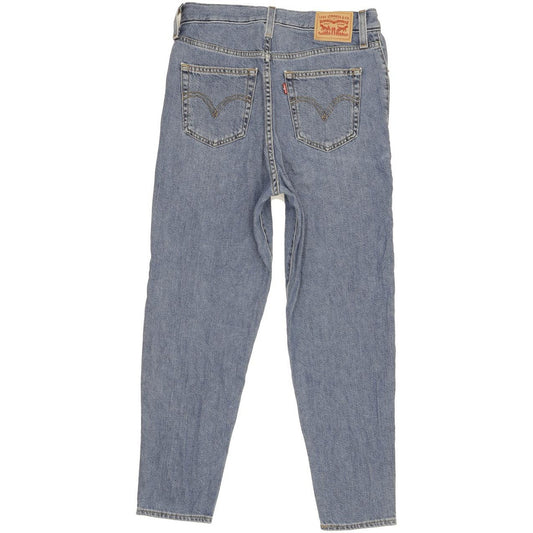 Levi's Blue Tapered Relaxed Mom Jeans High Waisted W28 L27